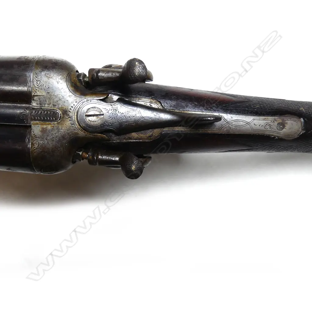 A Smiths' Khama Gunworks Ltd 12g double barrel shotgun Image 1++
