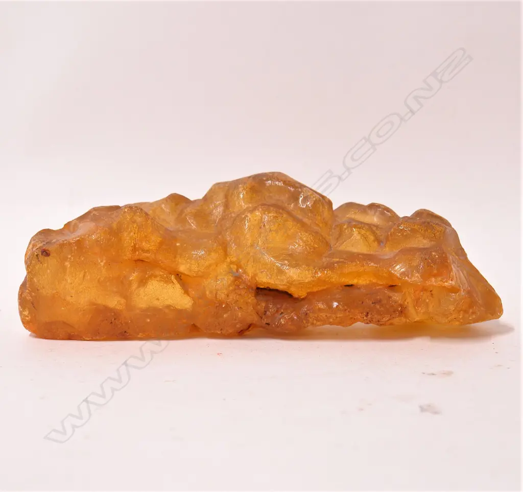 A large clear kauri gum boulder Image 1++