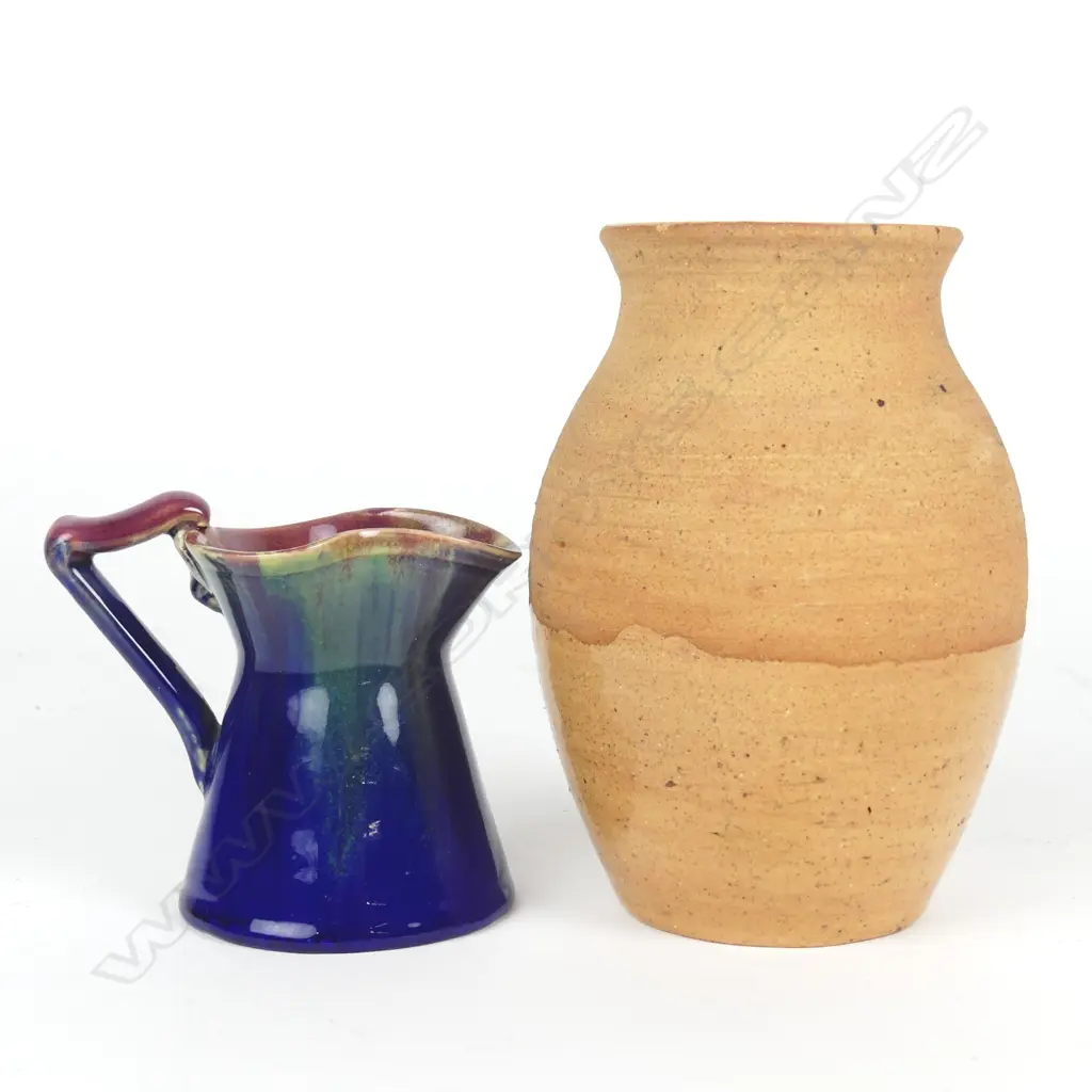 Two studio pottery pieces Image 1++