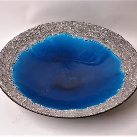 A good Len Castle (1924-2011) Volcanic Series blue Crater Lake/Alkaline Pool large bowl