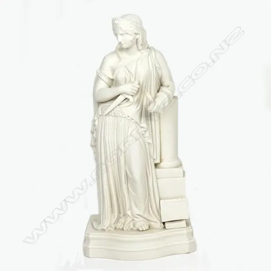 A Parian porcelain statuette