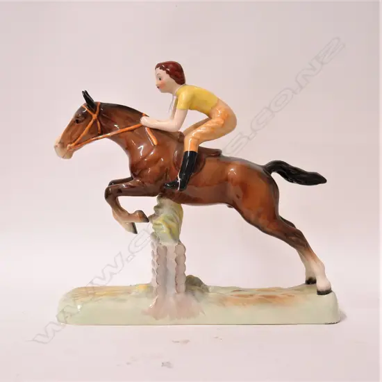 A Beswick 'Girl on Jumping Horse'