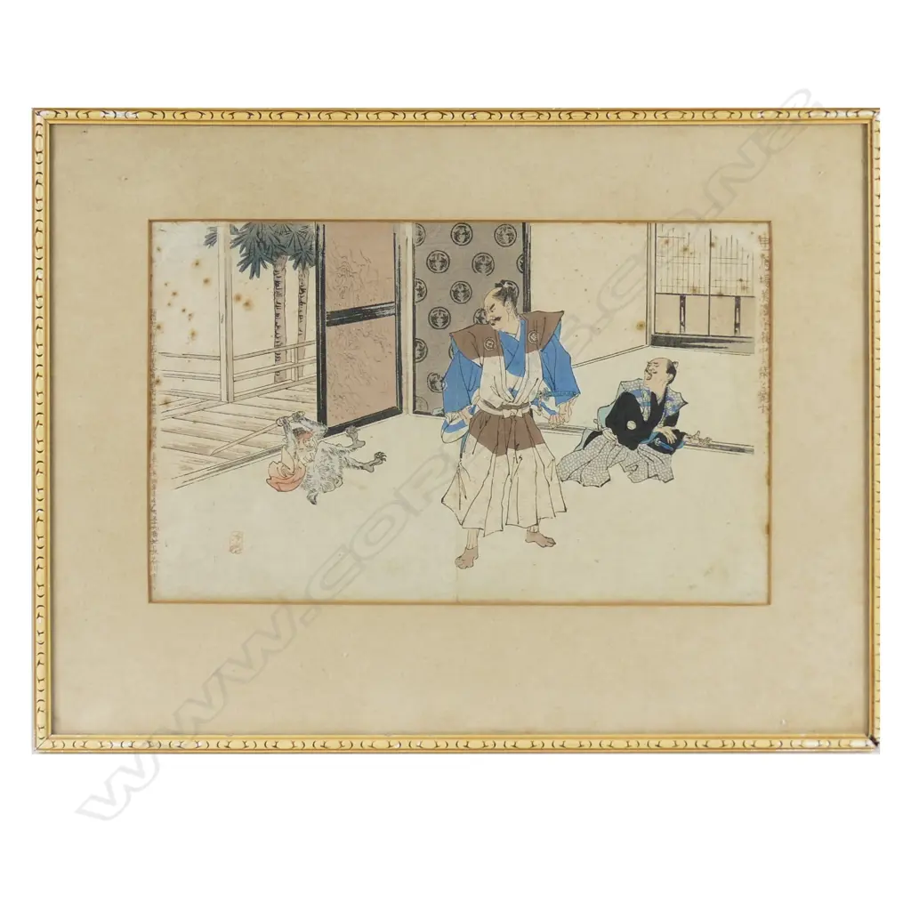 A Japanese woodblock ukiyo-e Image 1++