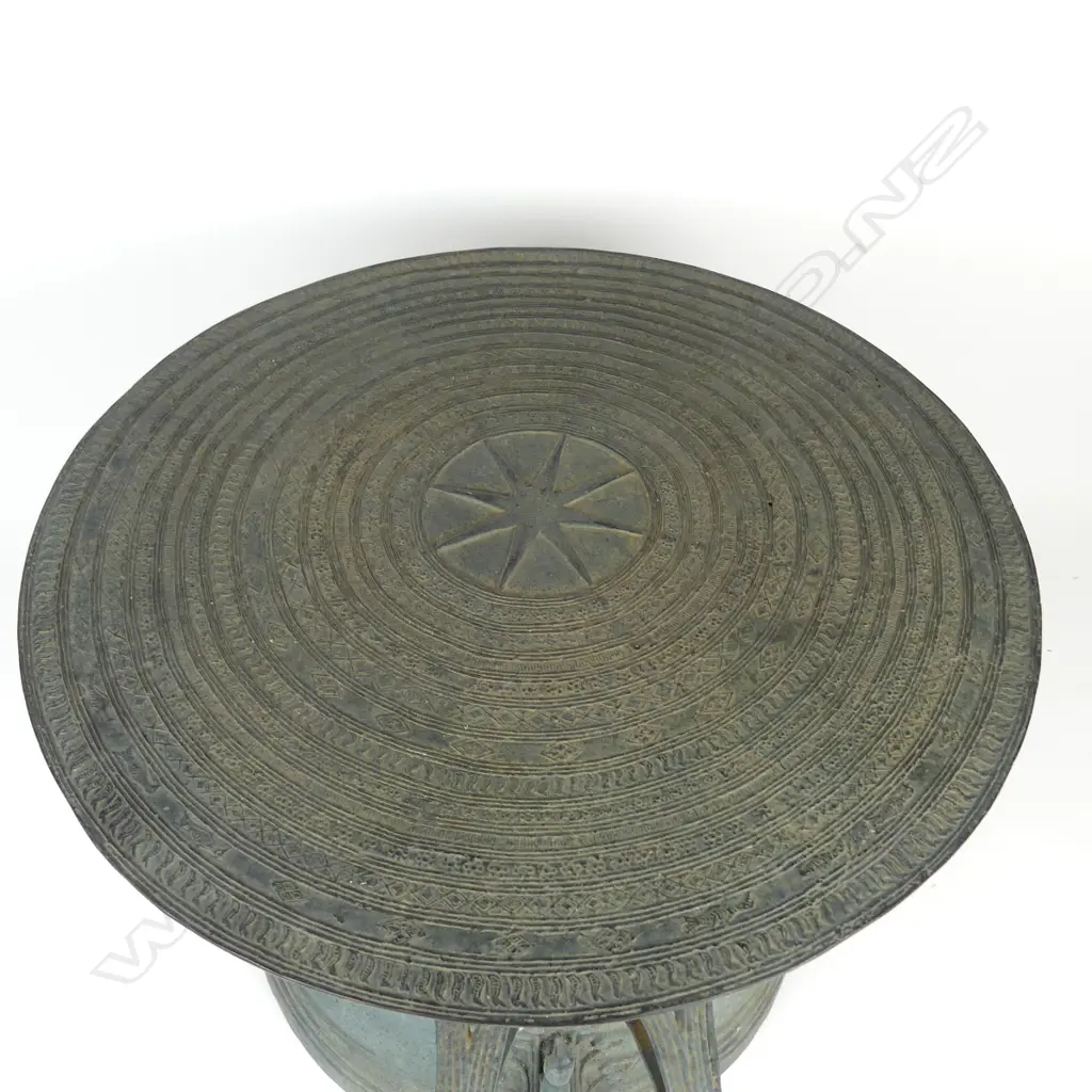 A bronze Cambodian rain drum Image 1++