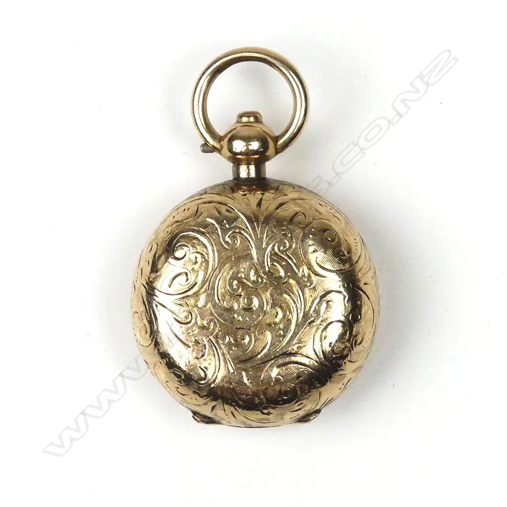 A c.1900 rolled gold Dennison sovereign case Image 1++