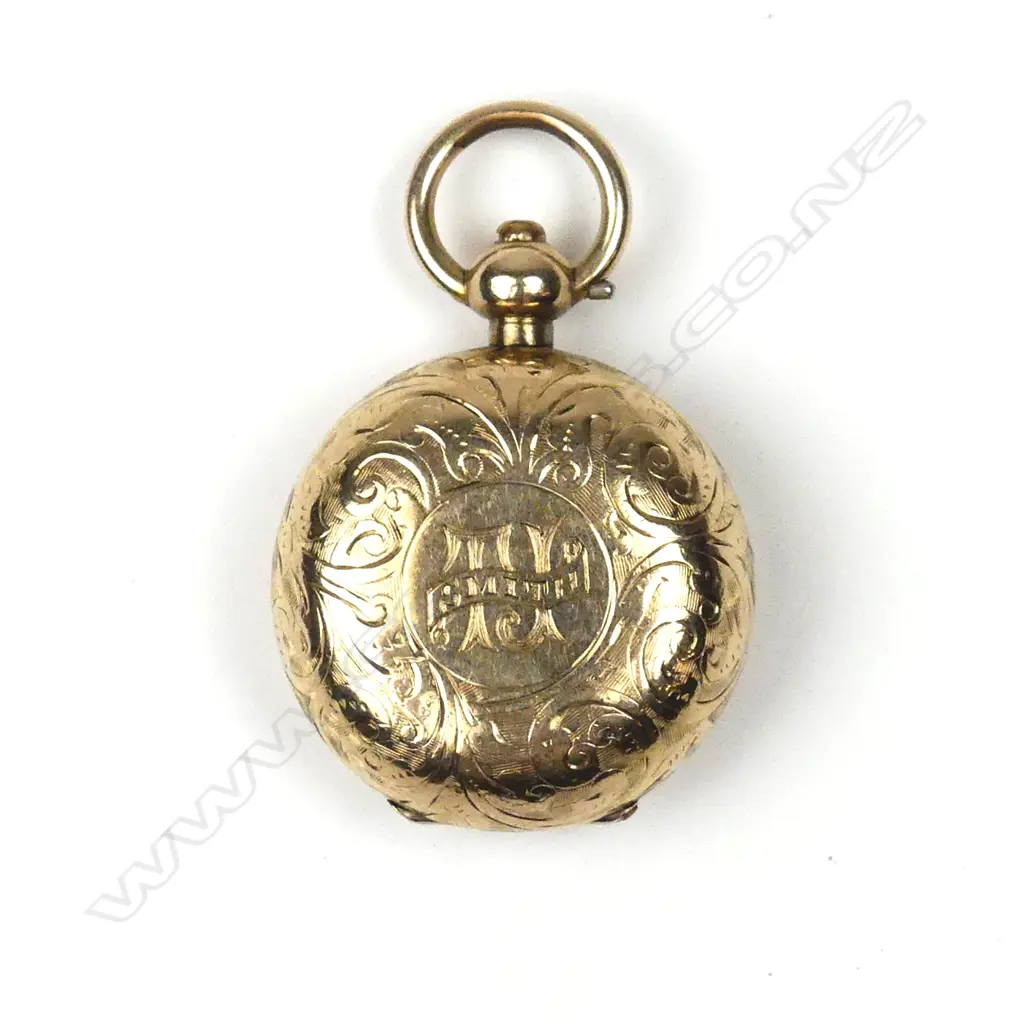 A c.1900 rolled gold Dennison sovereign case Image 1++