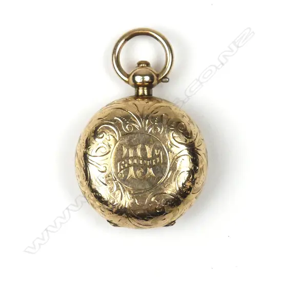 A c.1900 rolled gold Dennison sovereign case