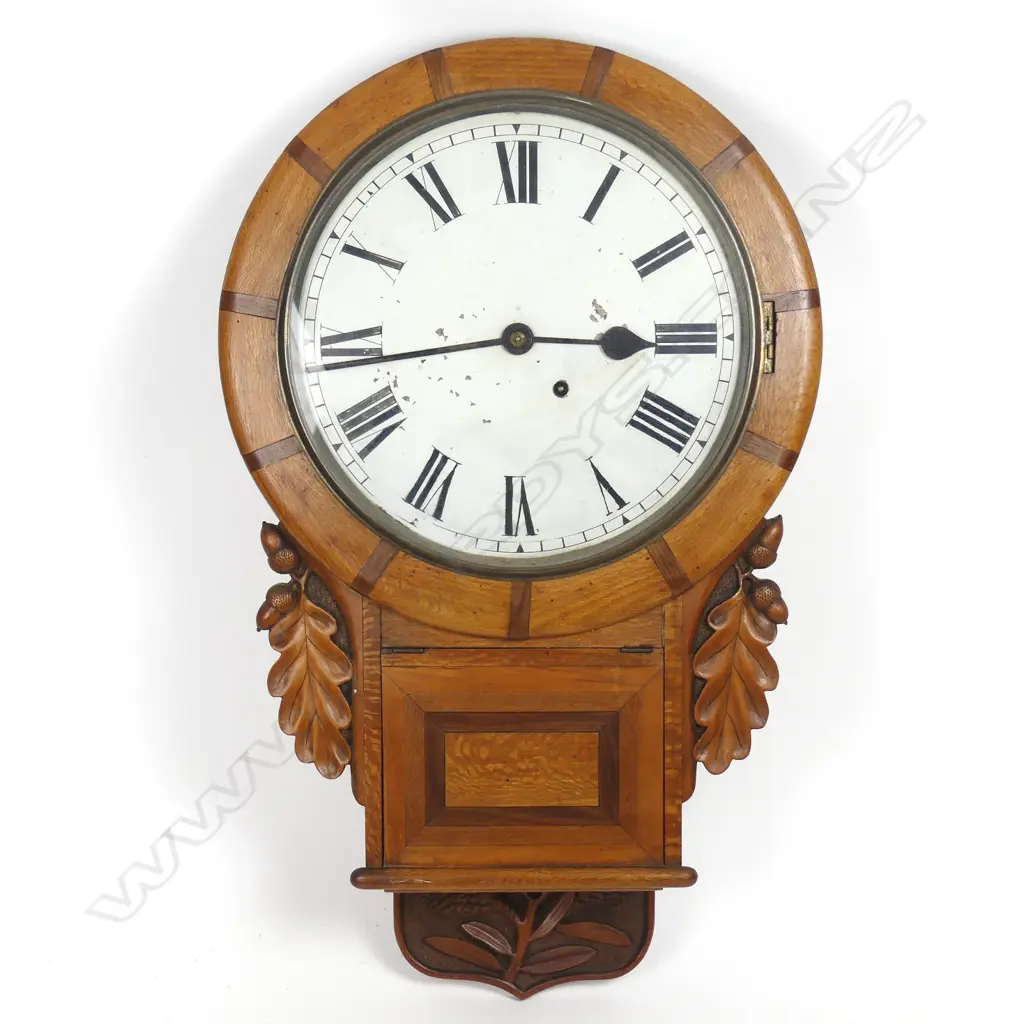 A New Zealand colonial drop dial clock Image 1++