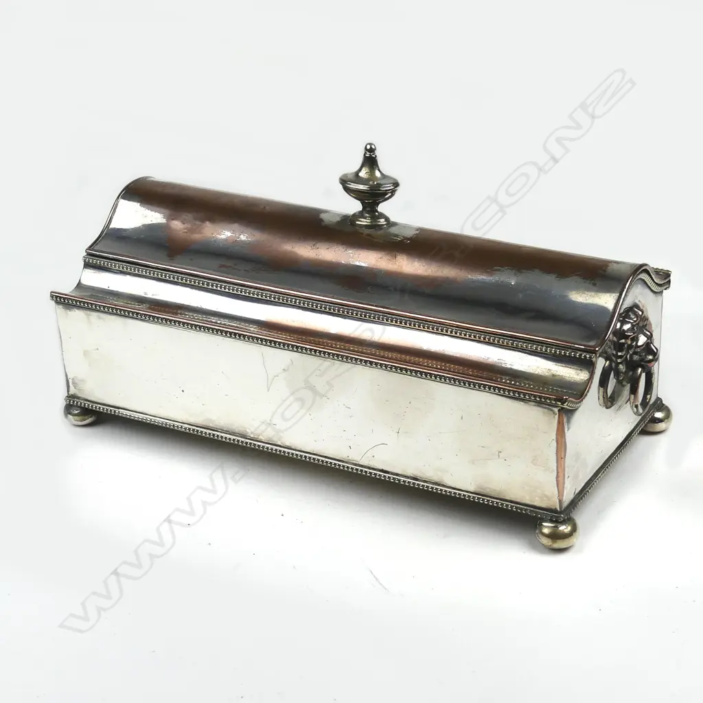 An Old Sheffield Plate desk stand Image 1++