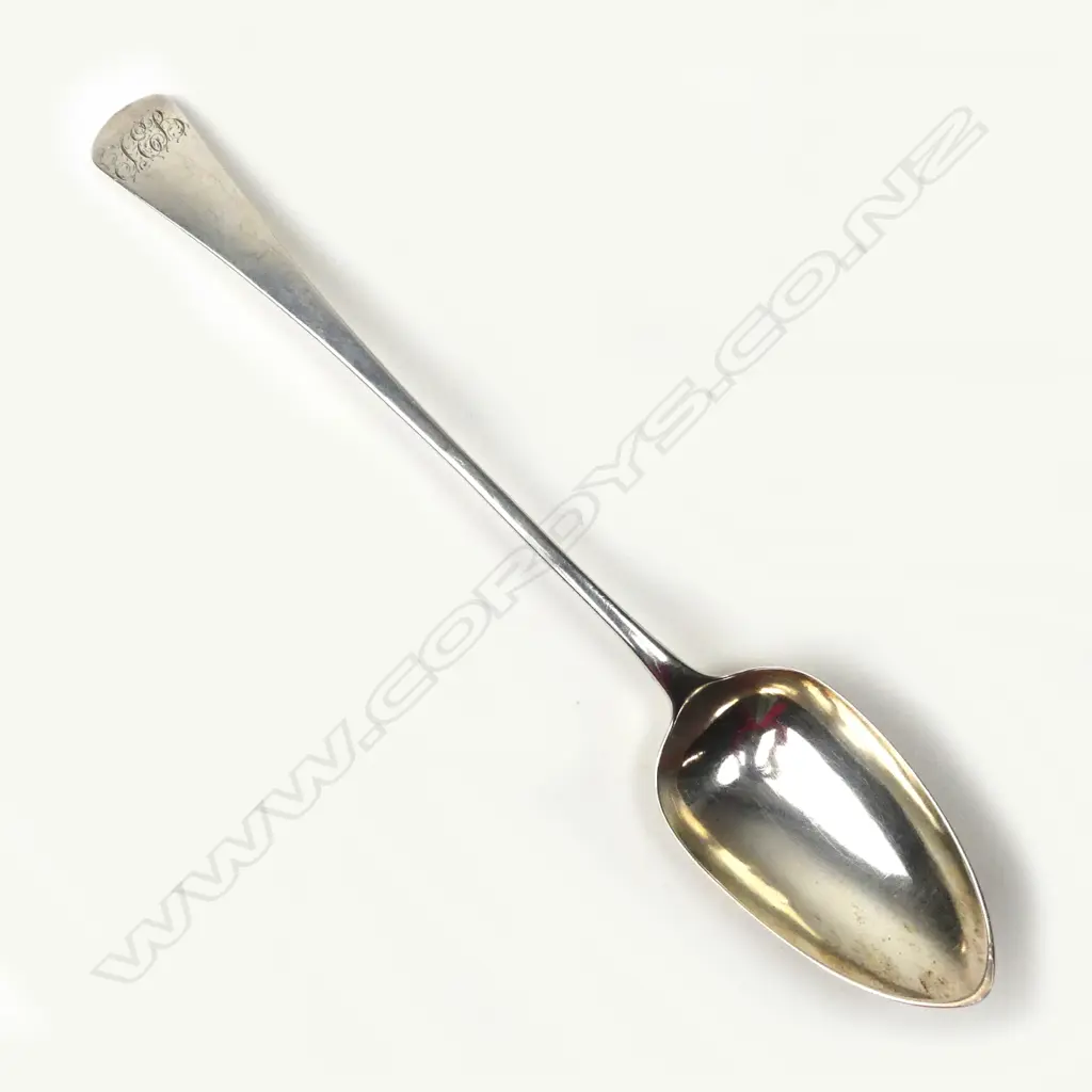 A George III silver basting spoon Image 1++