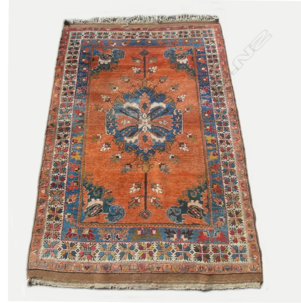 An old Turkish hand knotted carpet Image 1++