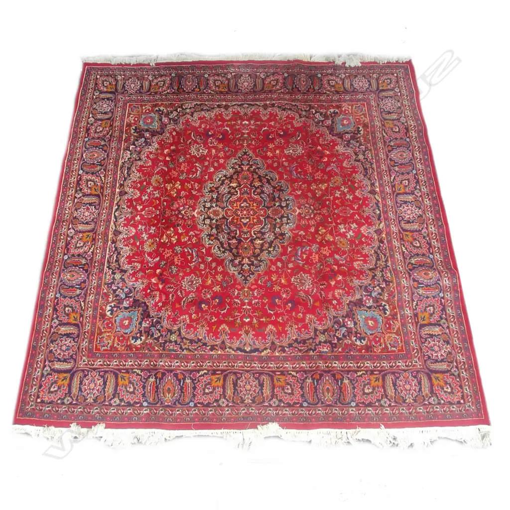 A hand knotted Iranian Mashad carpet Image 1++