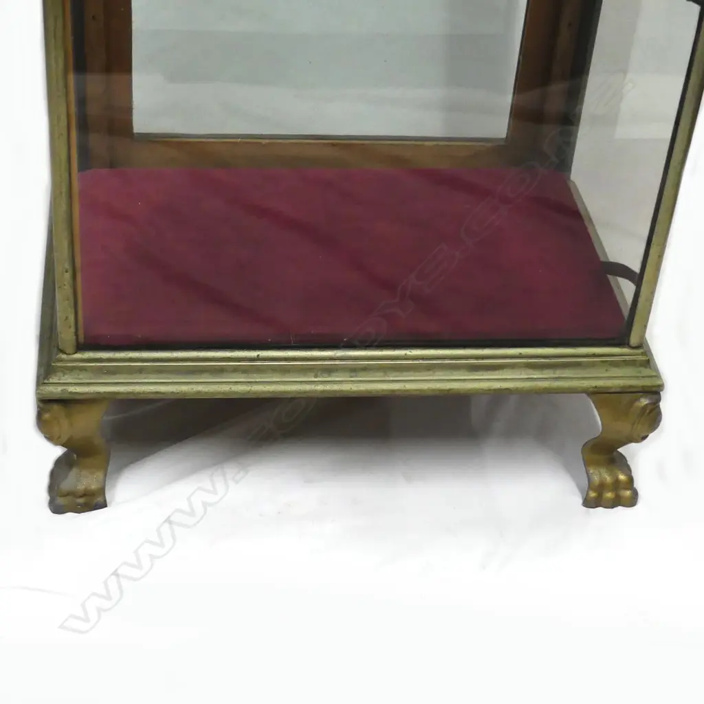 An early 20thC J.H. Smith of England tall narrow display cabinet Image 1++