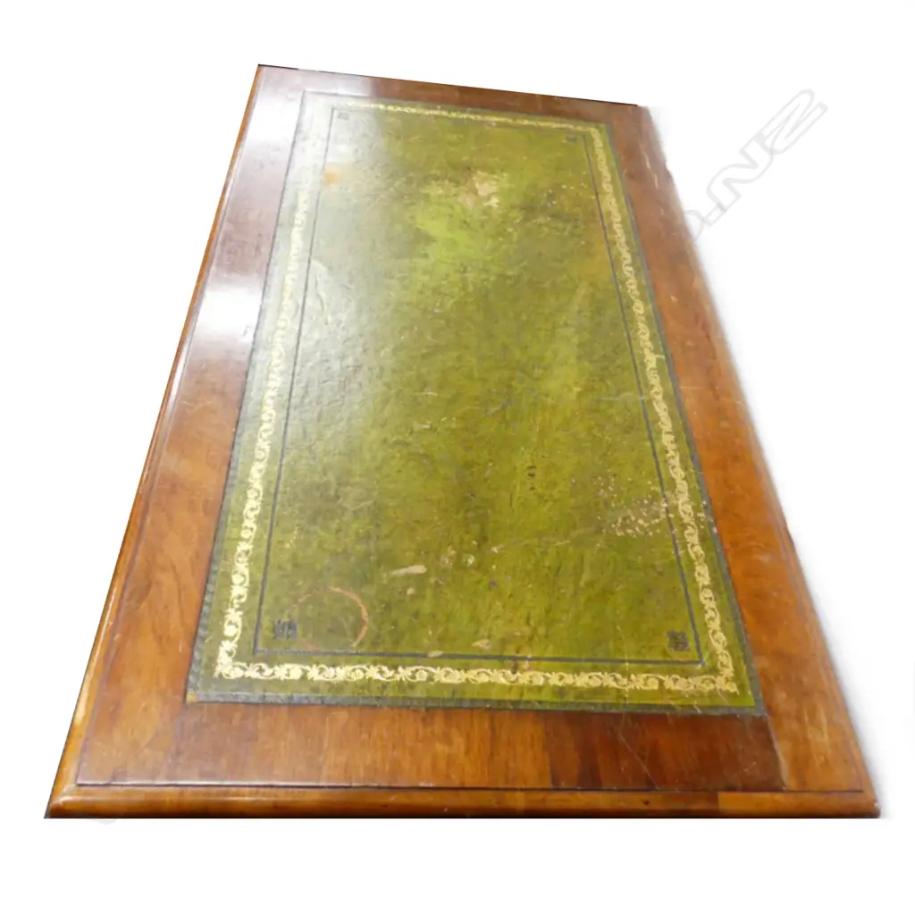 A Victorian mahogany twin pedestal desk Image 1++