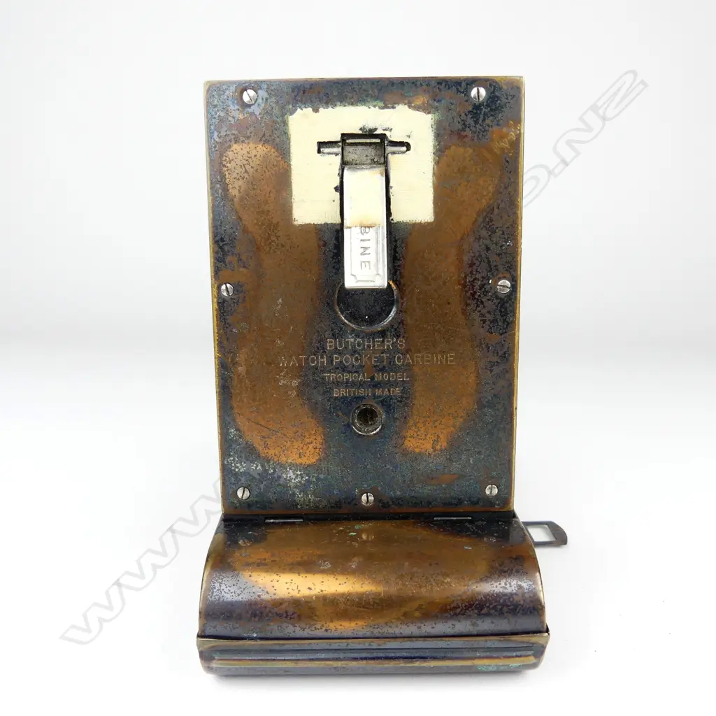 A (Houghton) Butcher's No.6 Watch Pocket Carbine 'Tropical Model' folding camera Image 1++