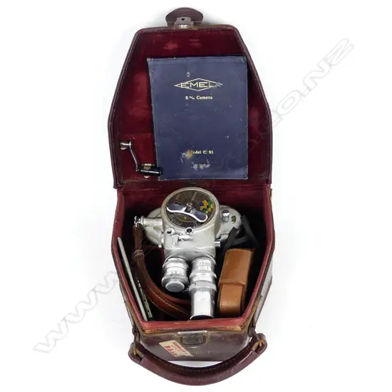 A Berthiot Emel C-93 8mm cine camera
