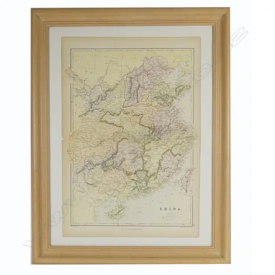 A 19thC map of China