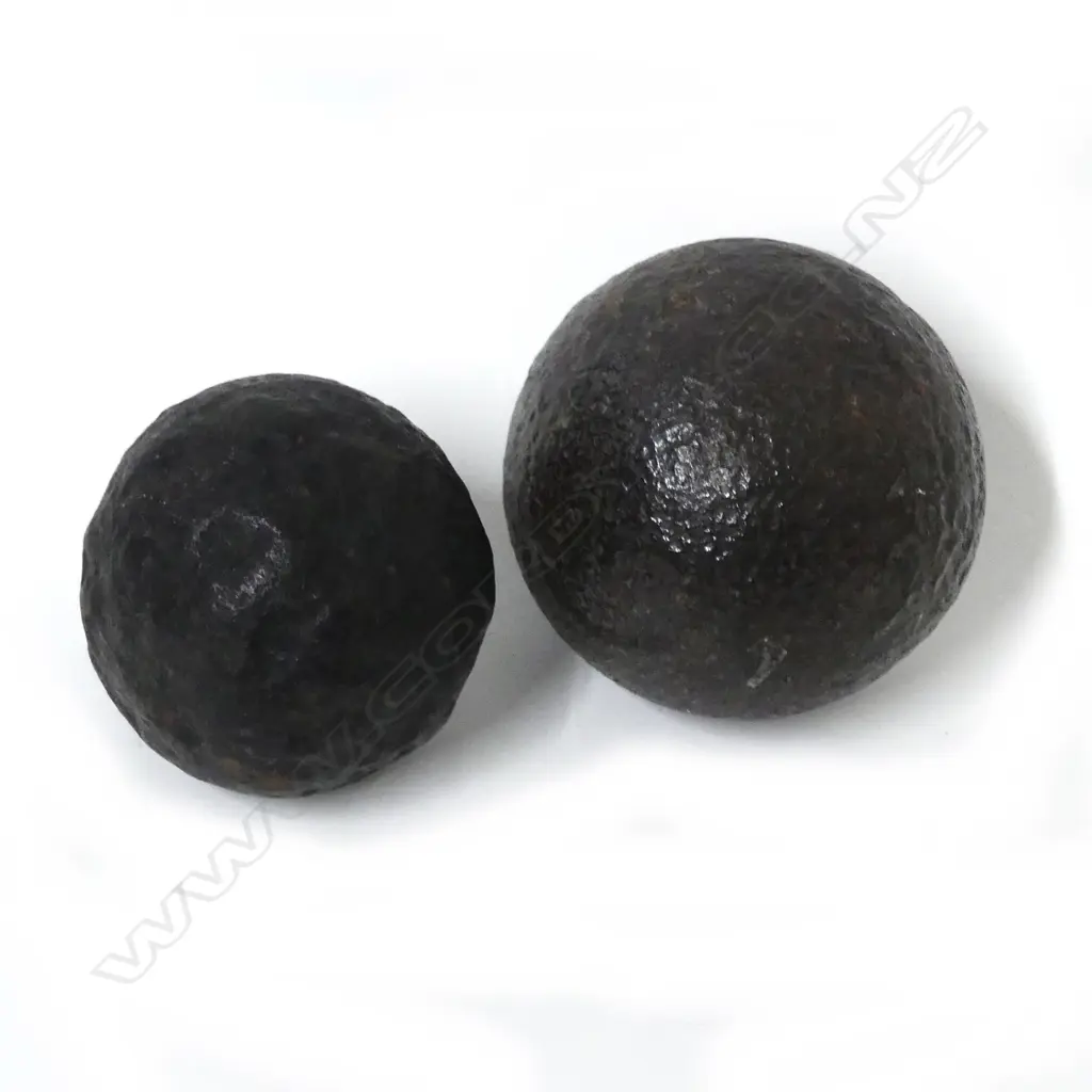 Two small diameter cannon balls Image 1++