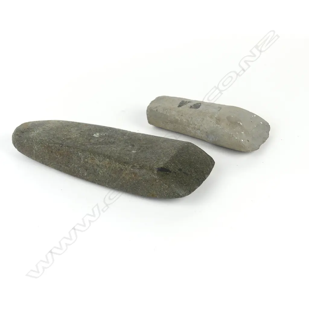 Two Maori pre-European toki (adze) Image 1++