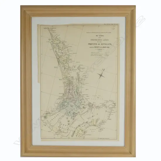 A post NZ Land Wars map