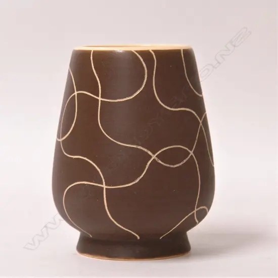 A Crown Lynn Bohemia ware vase