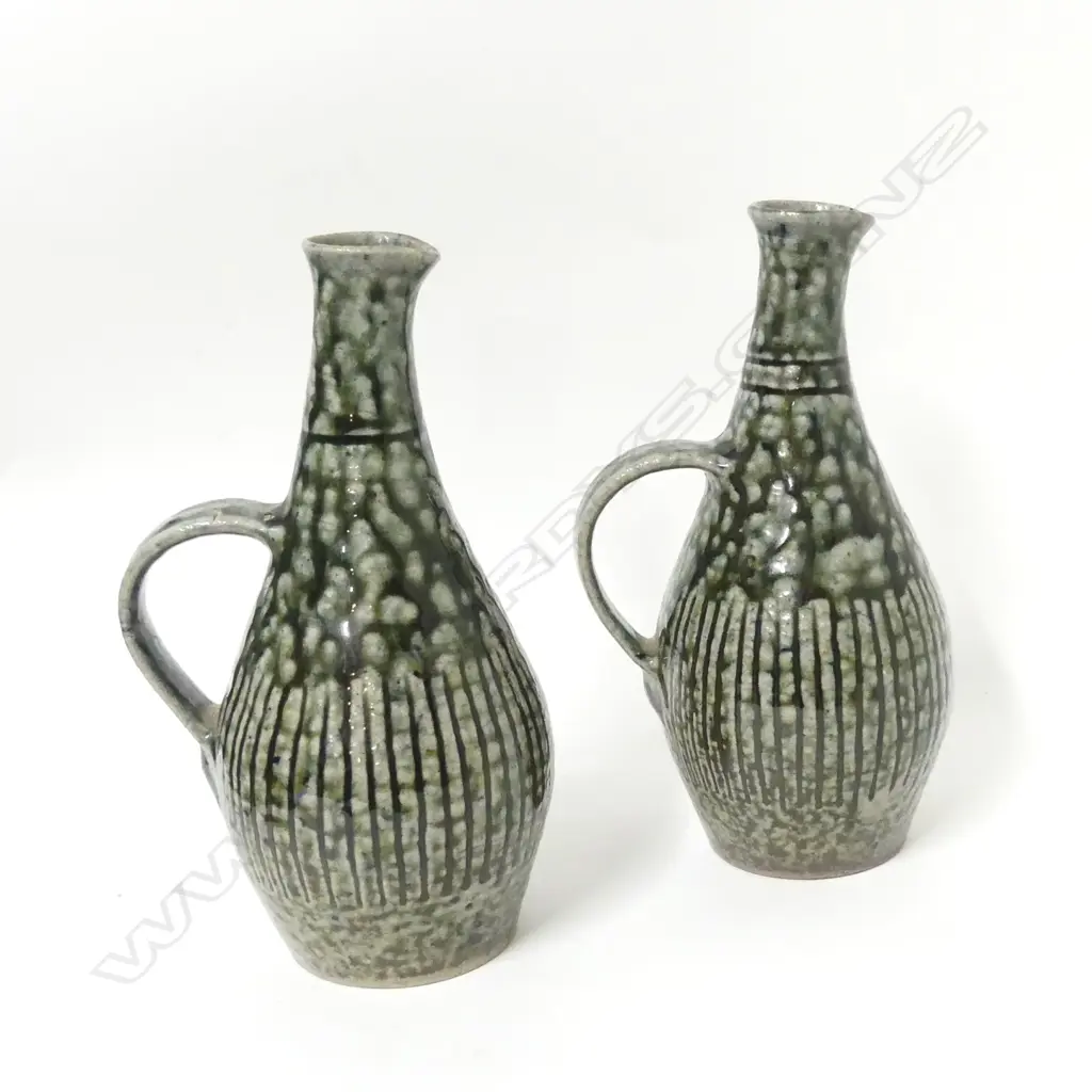 A pair of early ('50s/'60s) Mirek Smisek salt glaze jugs Image 1++