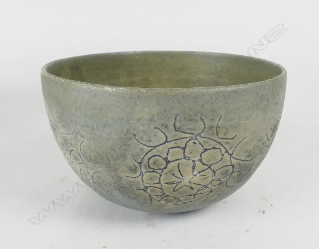 Els Boone studio pottery bowl. From the 'Unica' Experimental Department of De Porceleyne Fles Image 1++