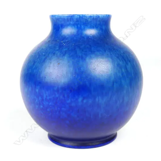A Pilkington Lancastrian blue vase