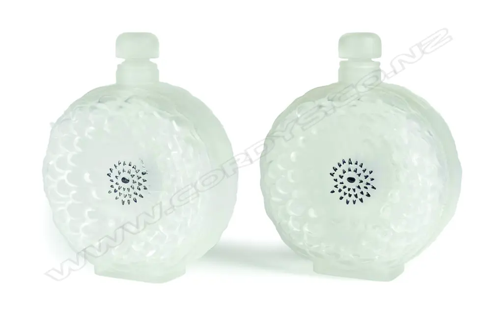 A pair of Lalique scent flasks Image 1++