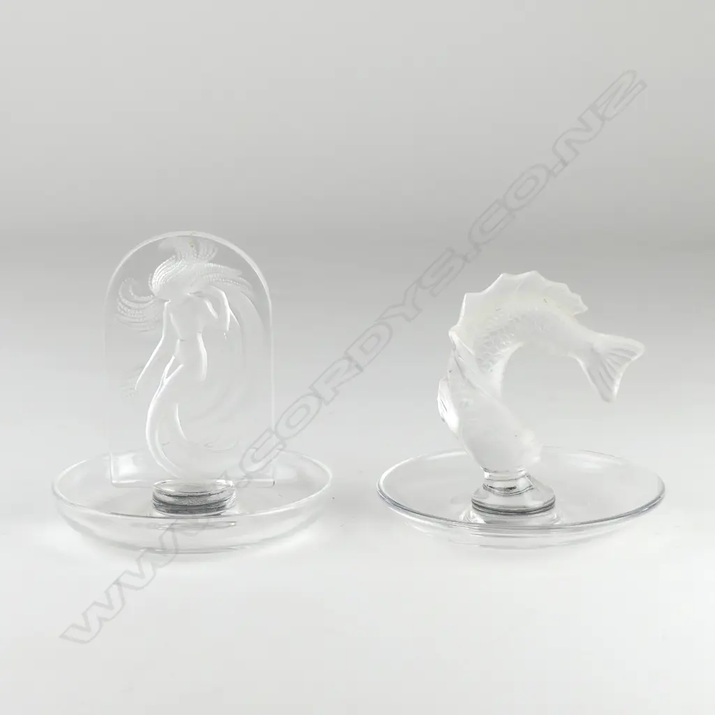 Two Lalique ring trays Image 1++
