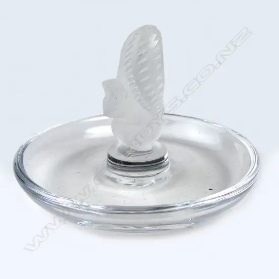 A Lalique ring tray