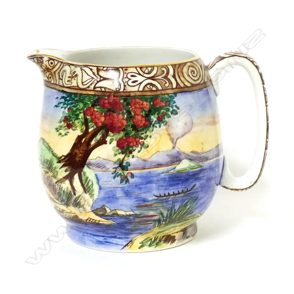 A vintage Grimwades Ltd 'Maoriland' jug Image 1++