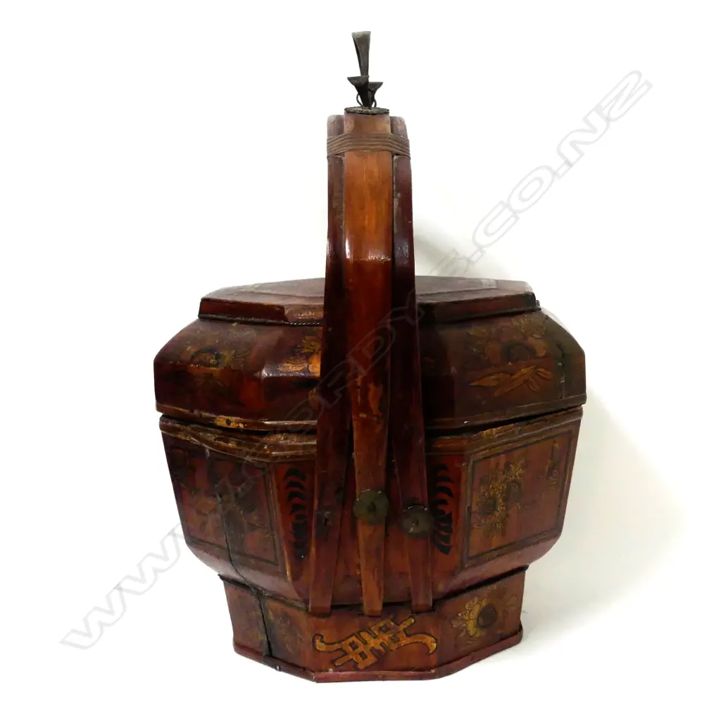 A Chinese lacquer basket Image 1++