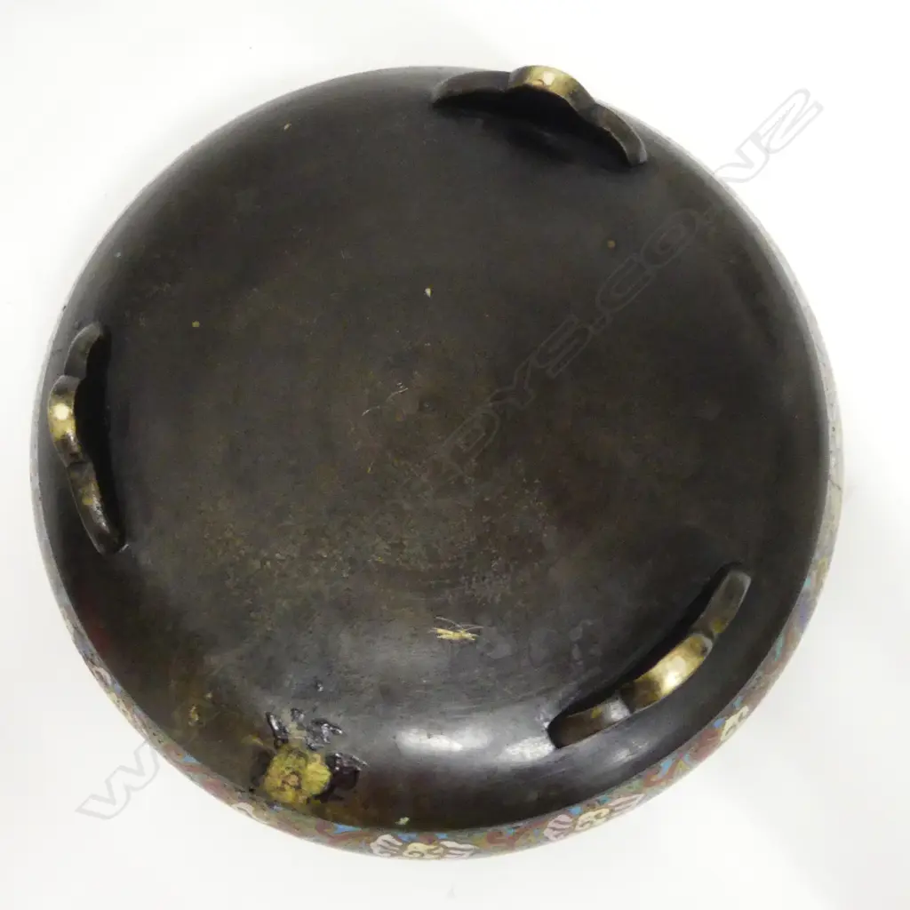 An early 1900s Chinese champlevé float bowl Image 1++