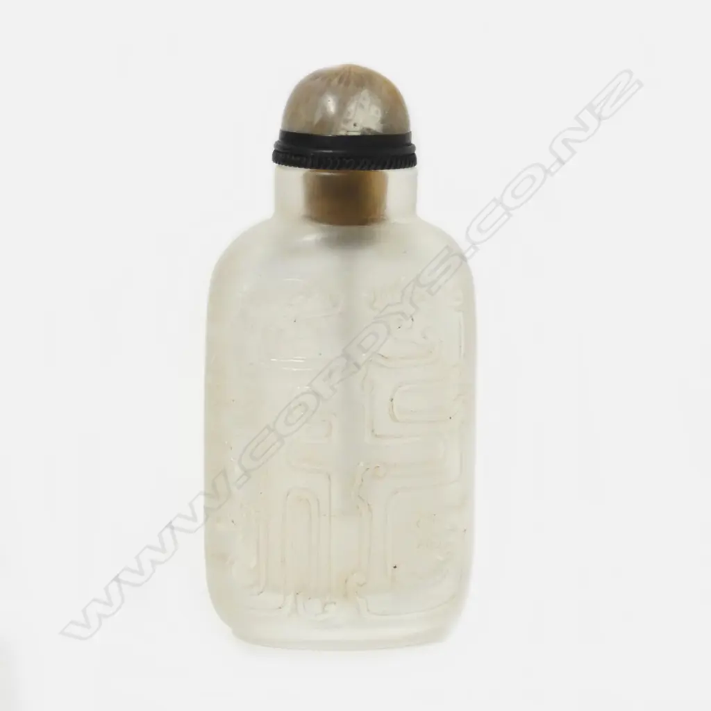 A Chinese rock crystal snuff bottle Image 1++