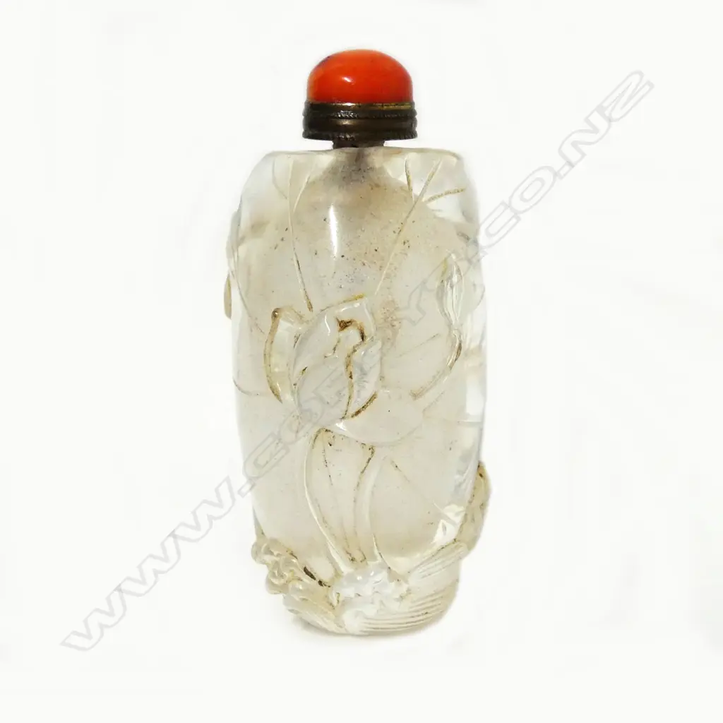 A Chinese rock crystal snuff bottle Image 1++