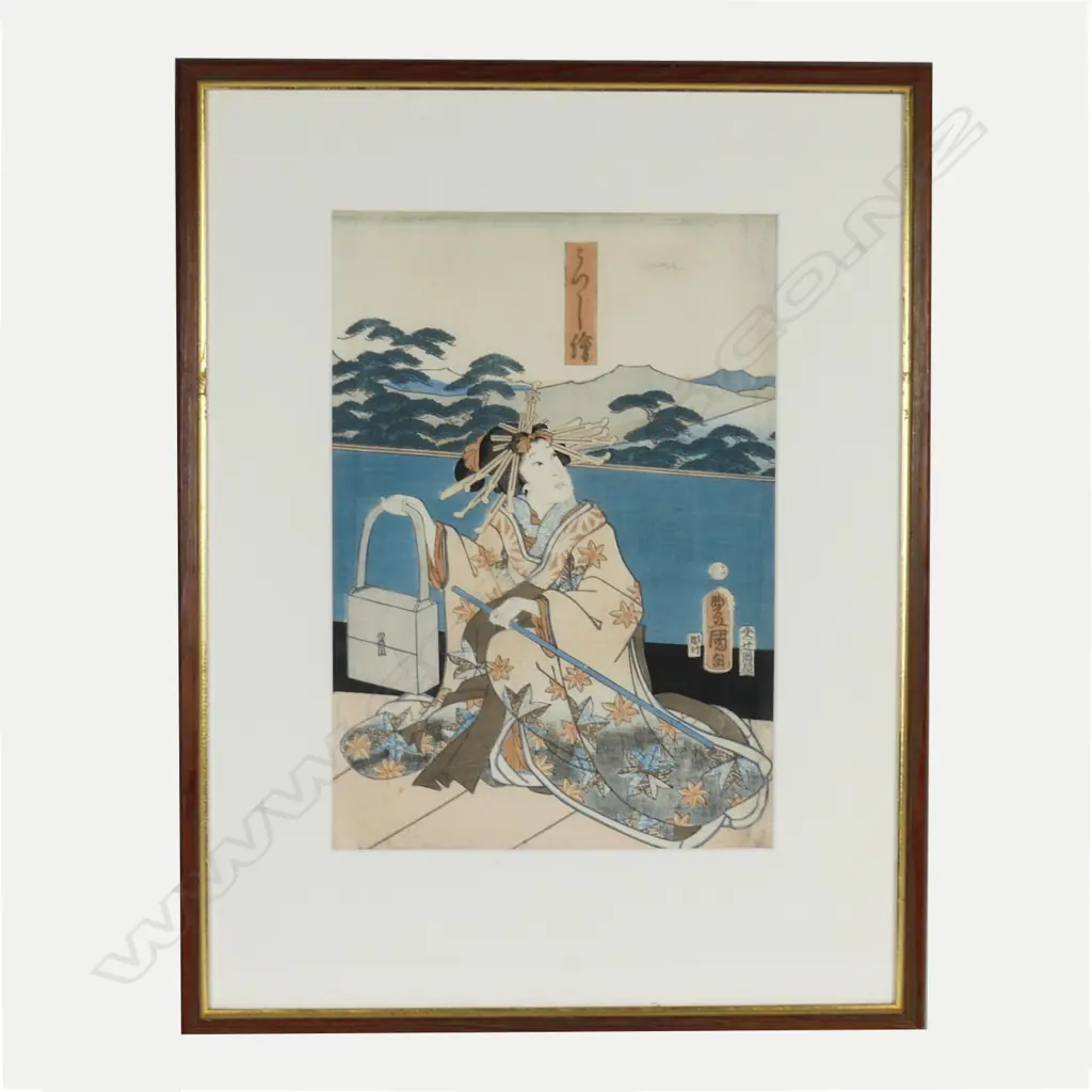 Toyokuni Kunisada (1786-1864) woodblock Image 1++