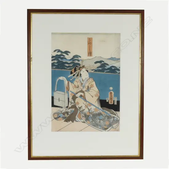 Toyokuni Kunisada (1786-1864) woodblock