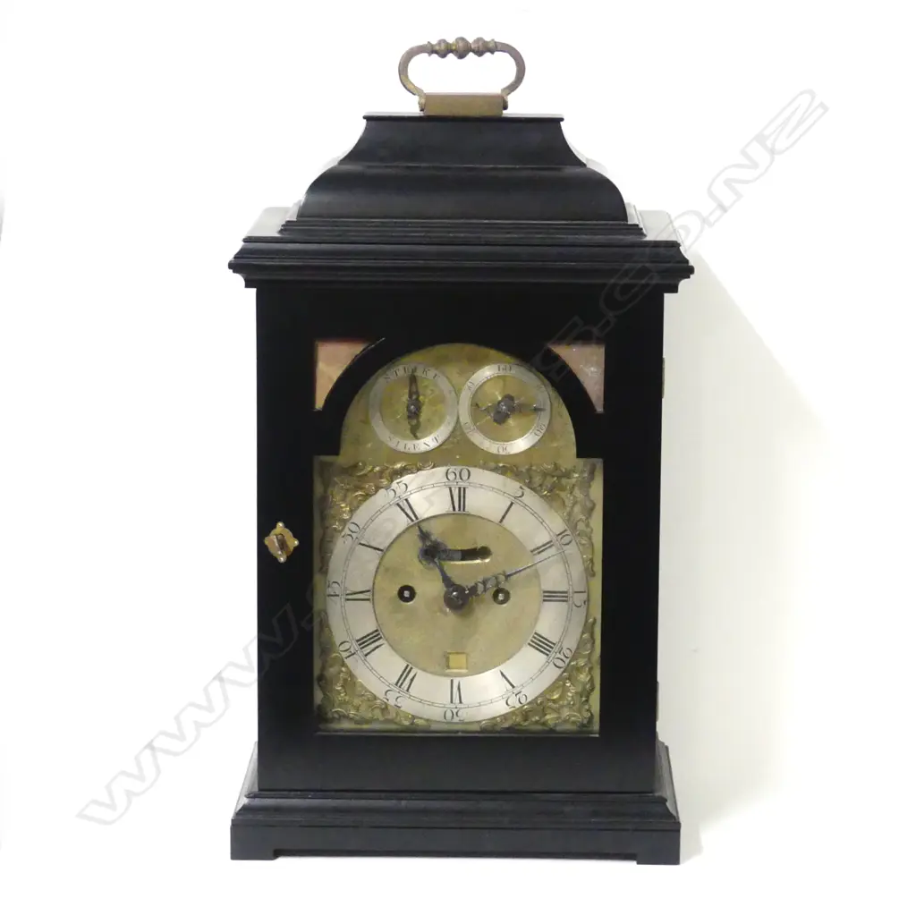 A Georgian bracket clock Image 1++