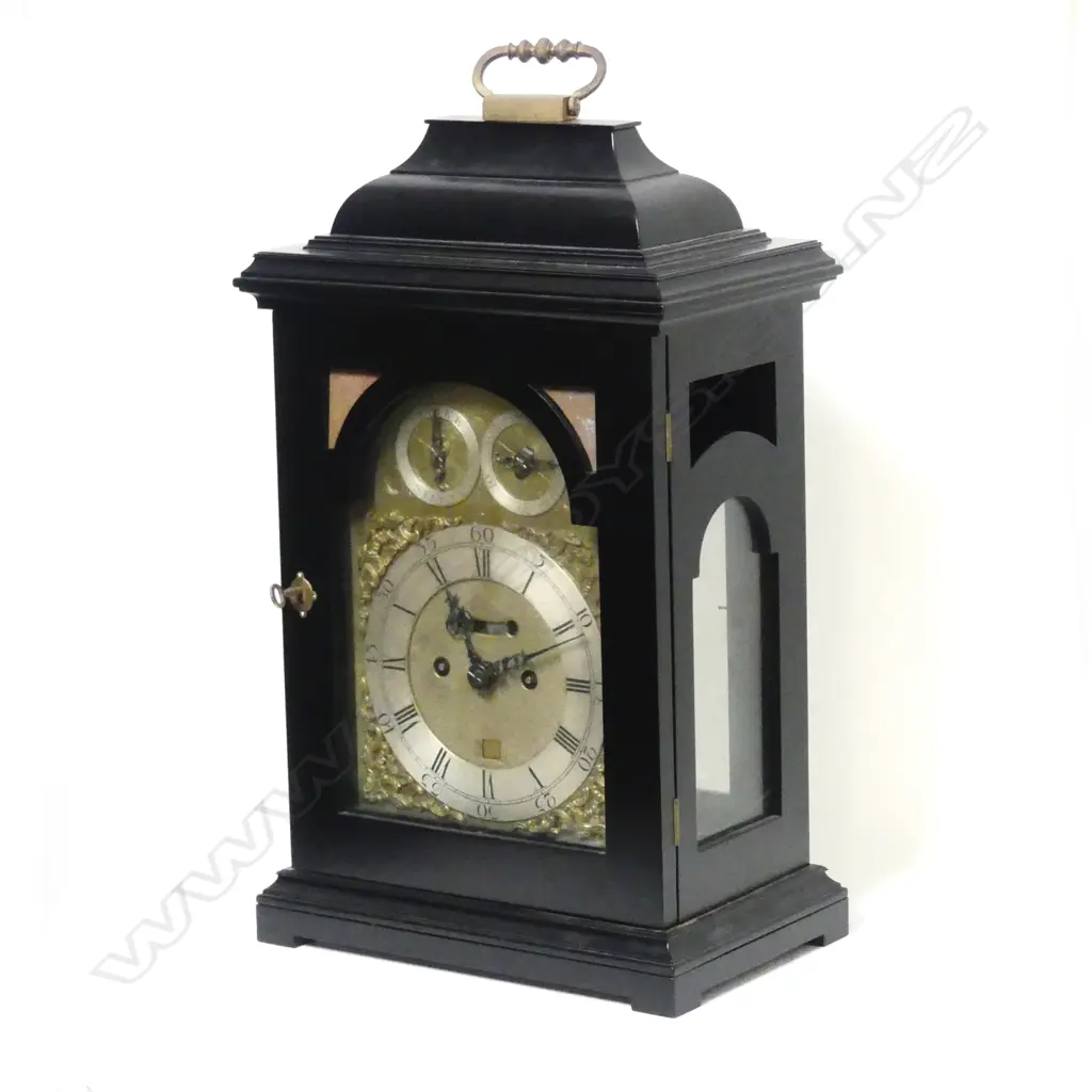 A Georgian bracket clock Image 1++