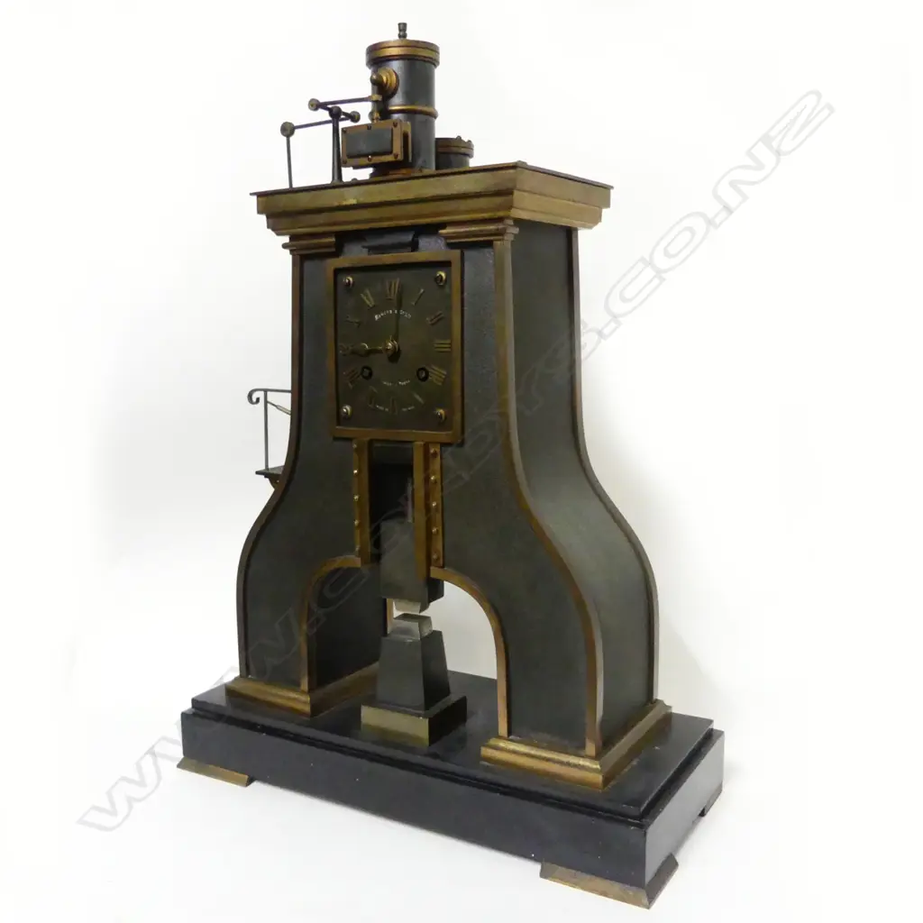 A French industrial steam hammer clock Image 1++
