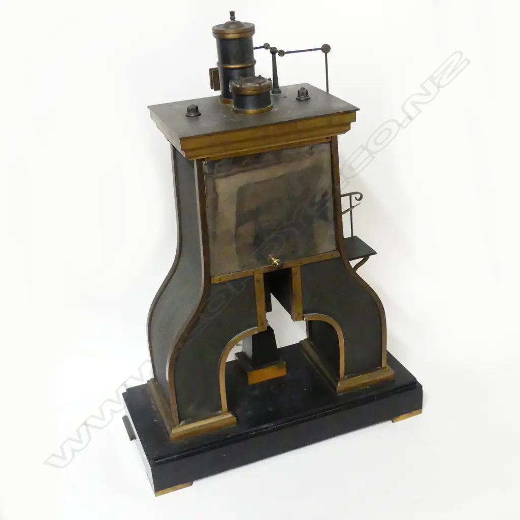 A French industrial steam hammer clock Image 1++
