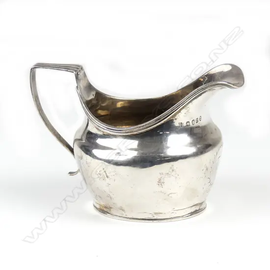 A George III silver cream jug
