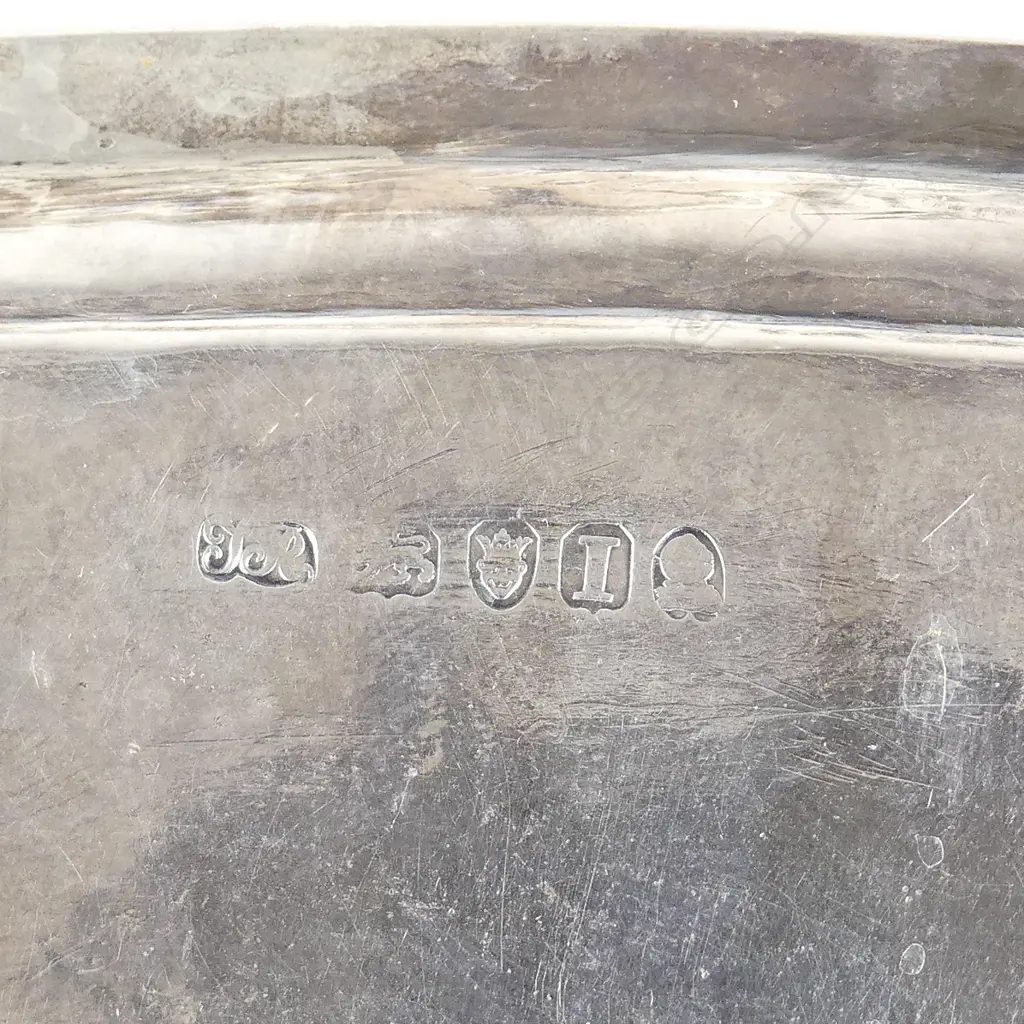 A George III Scottish silver four piece tea set Image 1++