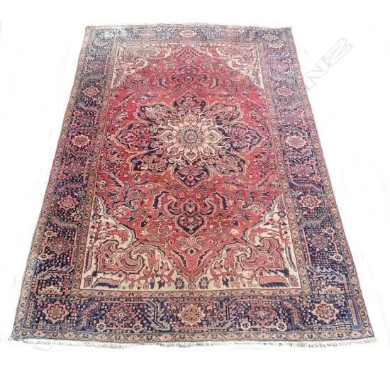 A large hand knotted carpet
