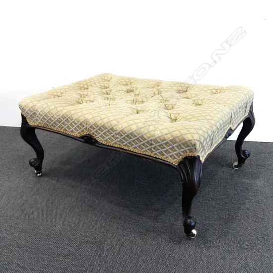 A Victorian footstool