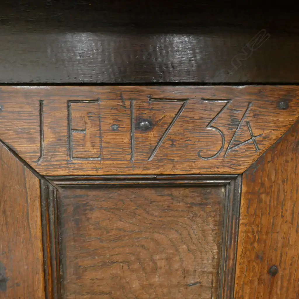An 18thC (and later) oak provincial court cupboard Image 1++
