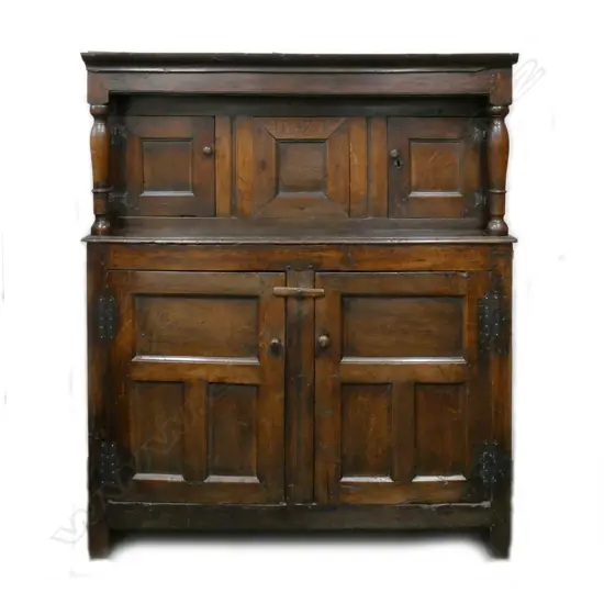 An 18thC (and later) oak provincial court cupboard