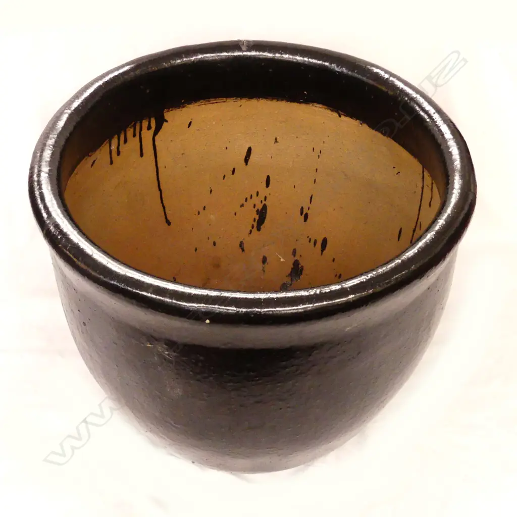 A pair of large ovoid garden planters Image 1++