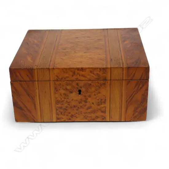 An early 20thC New Zealand woods box,